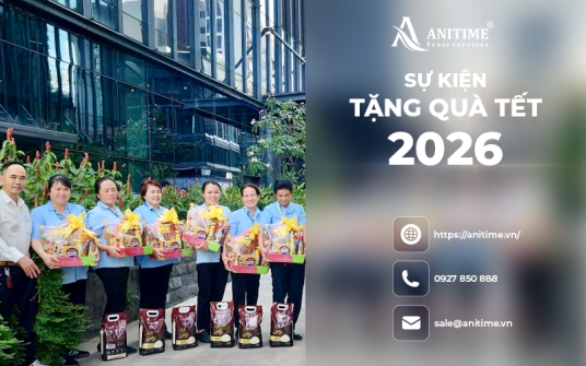 Anitime Tặng Quà Tết 2026 — Lan Tỏa Yêu Thương Đến Đội Ngũ