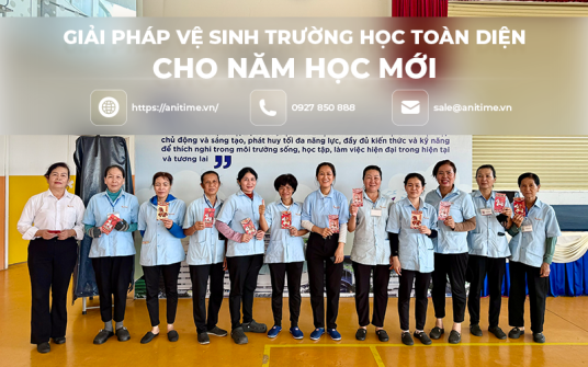 Giải Pháp Vệ Sinh Trường Học Toàn Diện Cho Năm Học Mới | Anitime
