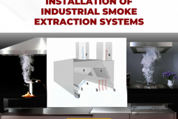 Installation of industrial smoke extraction system