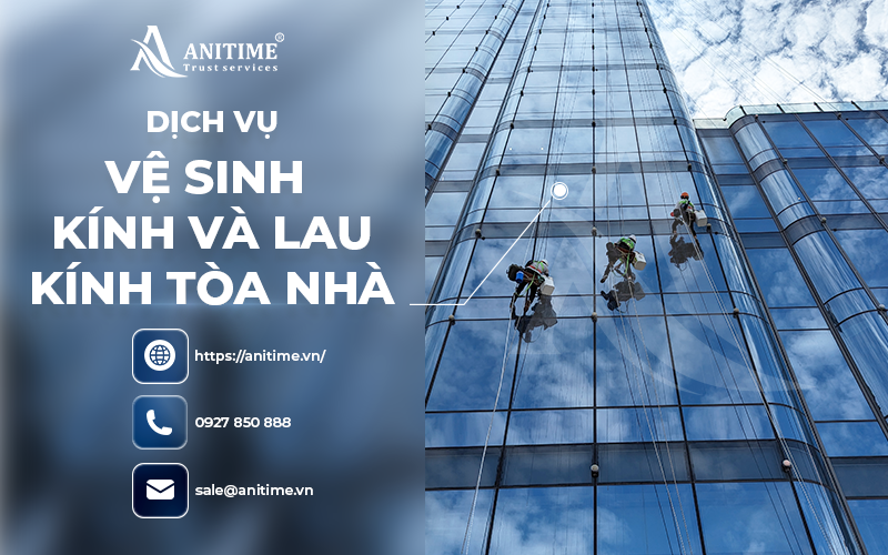 dịch vụ vệ sinh kính