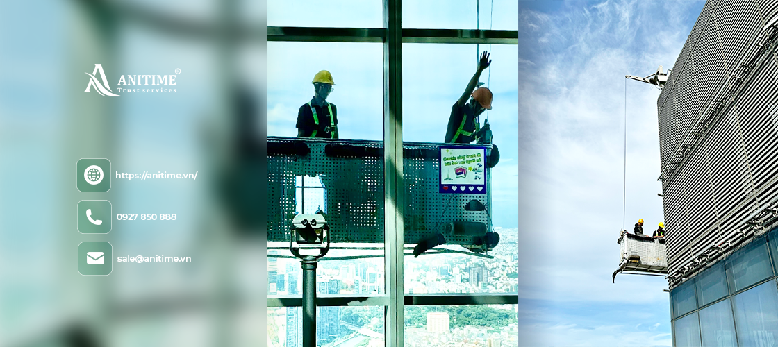 Chống thấm kính tòa nhà Landmark 81