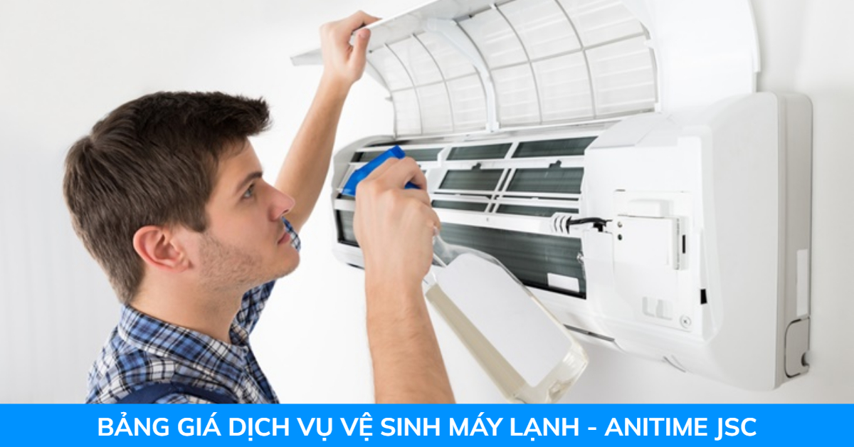 Price list of air conditioning cleaning service in Ho Chi Minh City