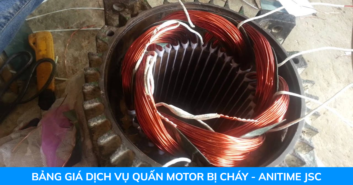Price list for burning motor winding service in Ho Chi Minh City