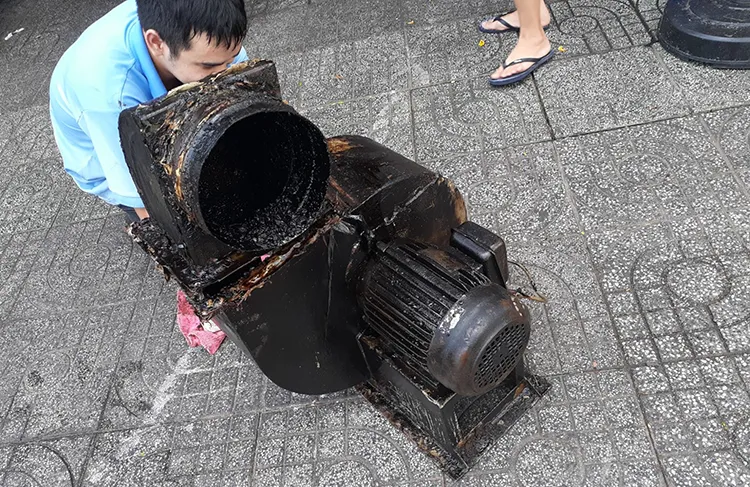 Sửa chữa quạt hút mùi công nghiệp Anitime