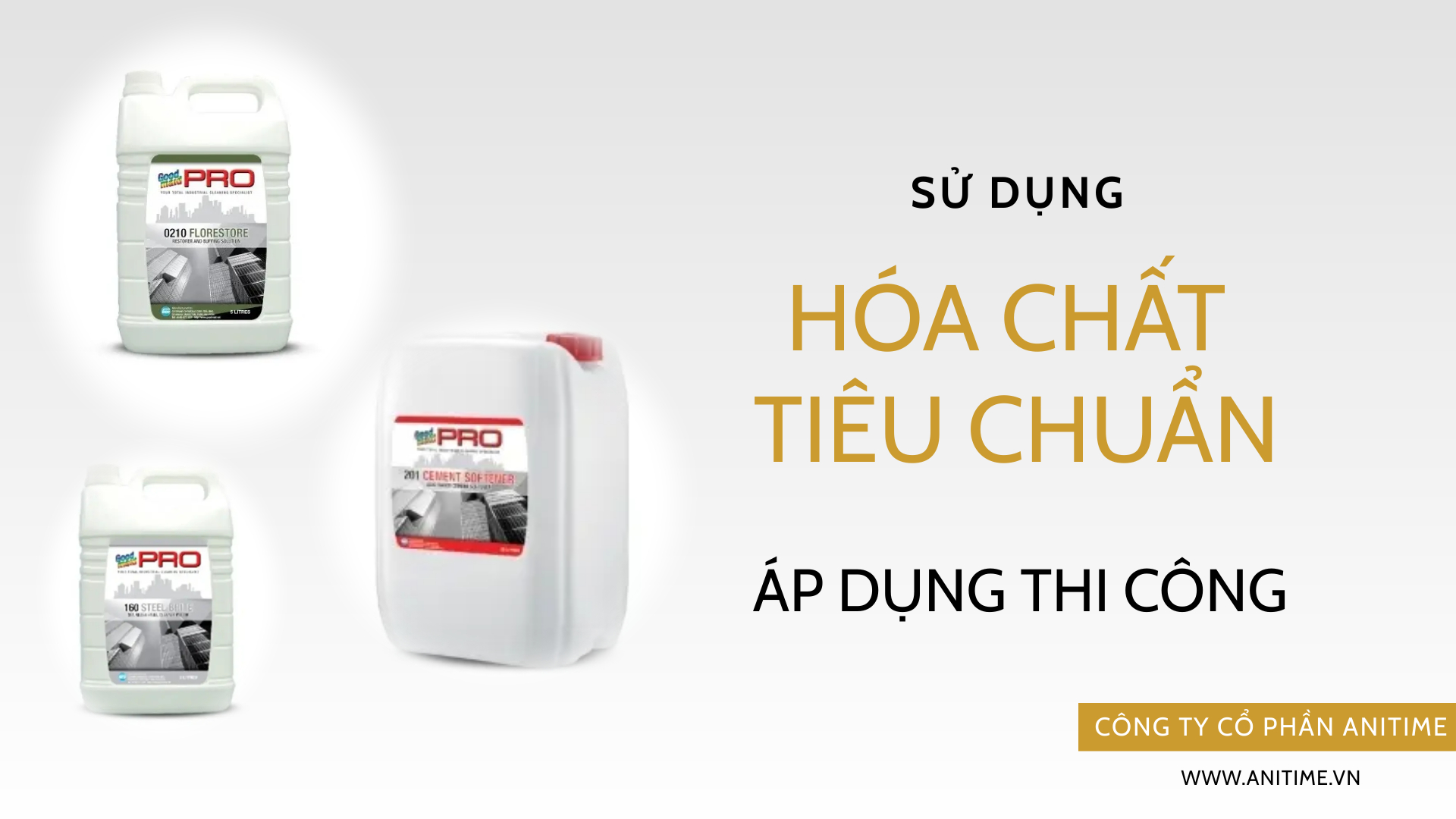 Sử dụng hóa chất tiêu chuẩn