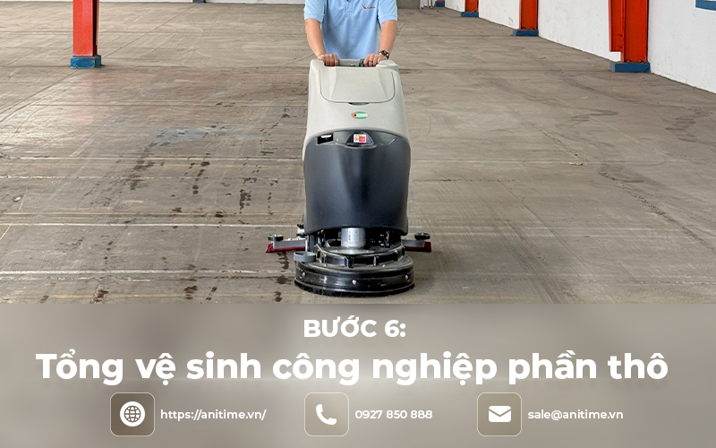 Tổng vệ sinh phần thô vệ sinh công nghiệp