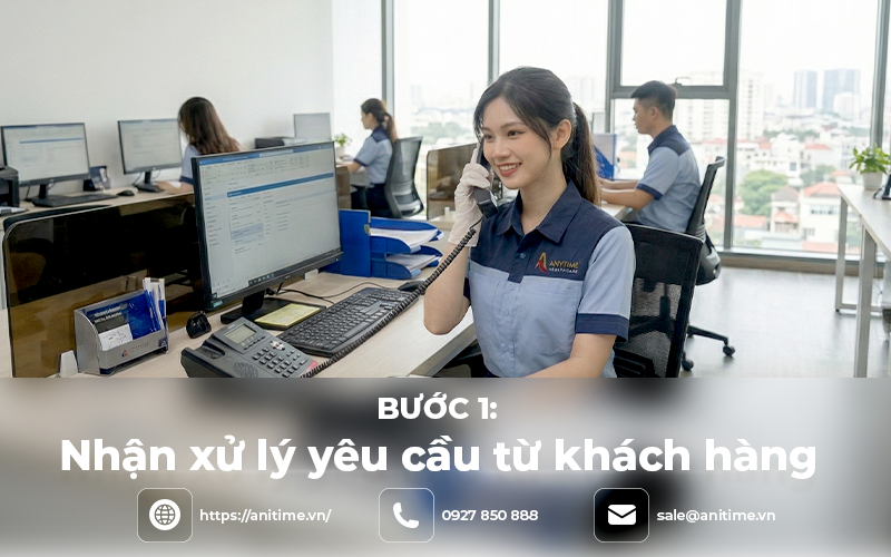  Nhận xử lý yêu cầu từ khách hàng