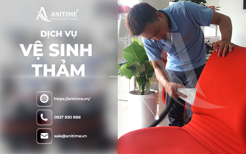 Dịch vụ giặt thảm chuyên nghiệp, theo quy trình khoa học.